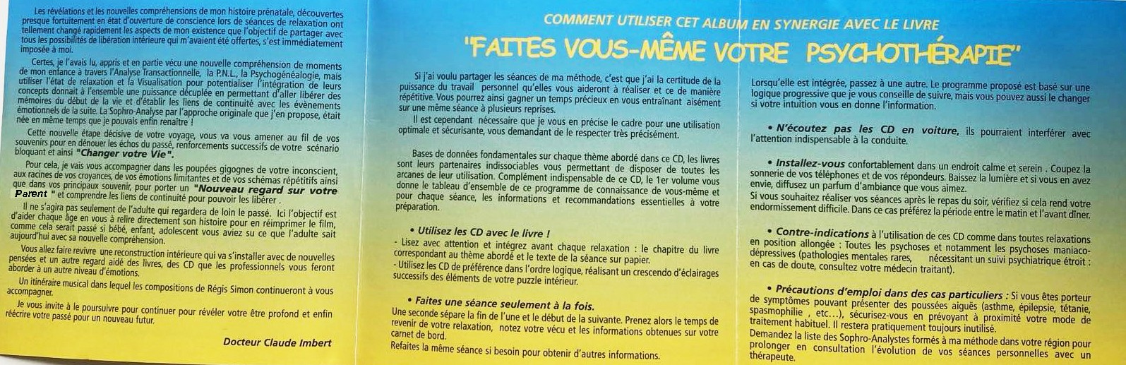 CD (mp3) - Un nouveau regard sur votre enfance - Claude Imbert