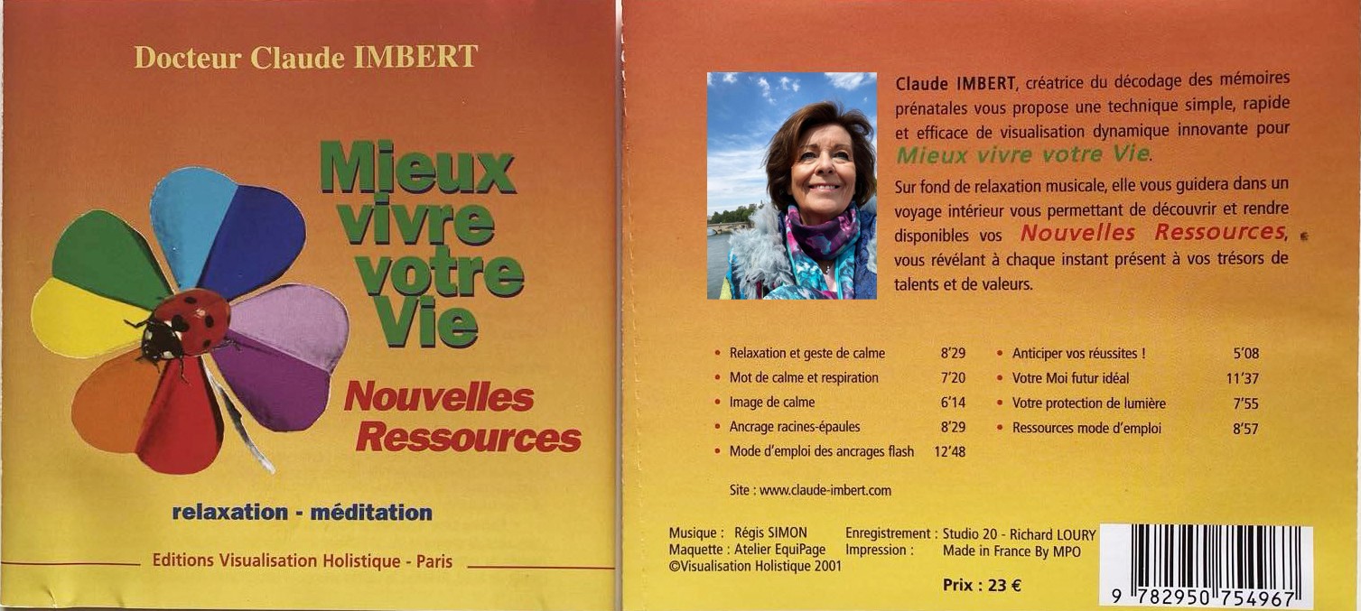CD (mp3) - Mieux vivre votre vie - Nouvelles Ressources - Claude Imbert