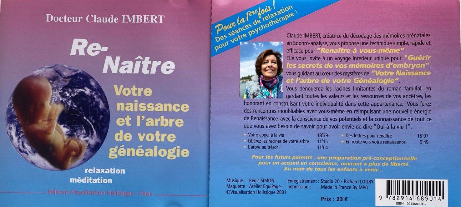 CD (mp3) - Renaître - Votre naissance et l'arbre de votre généalogie - Claude Imbert