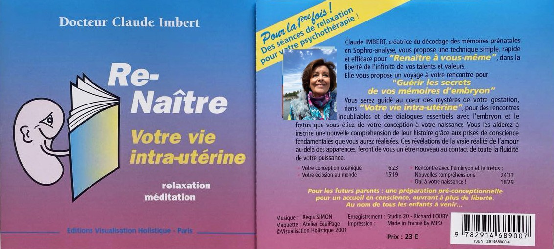 CD (mp3) - Renaître à vous-même - Votre vie intra-utérine - Claude Imbert