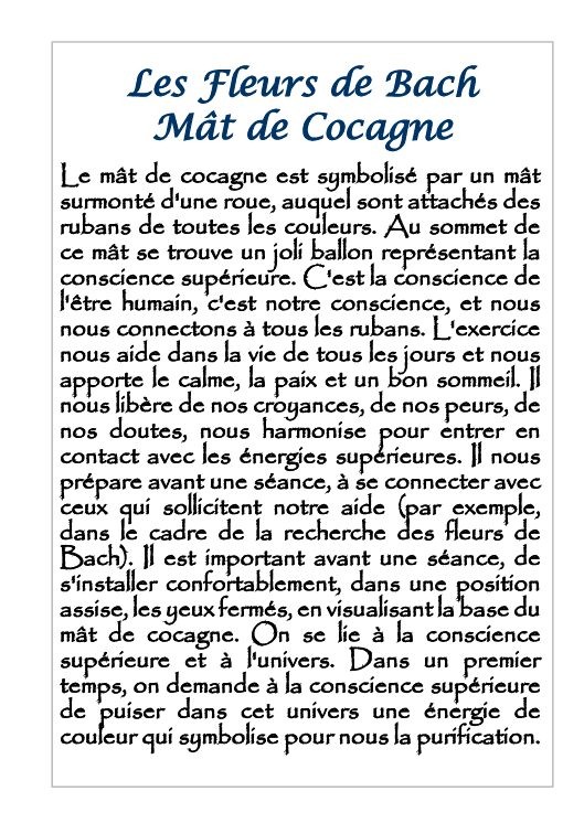 Cartes des Fleurs de Bach