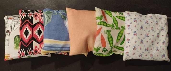 Sacs de grains de riz (par lot de 6)
