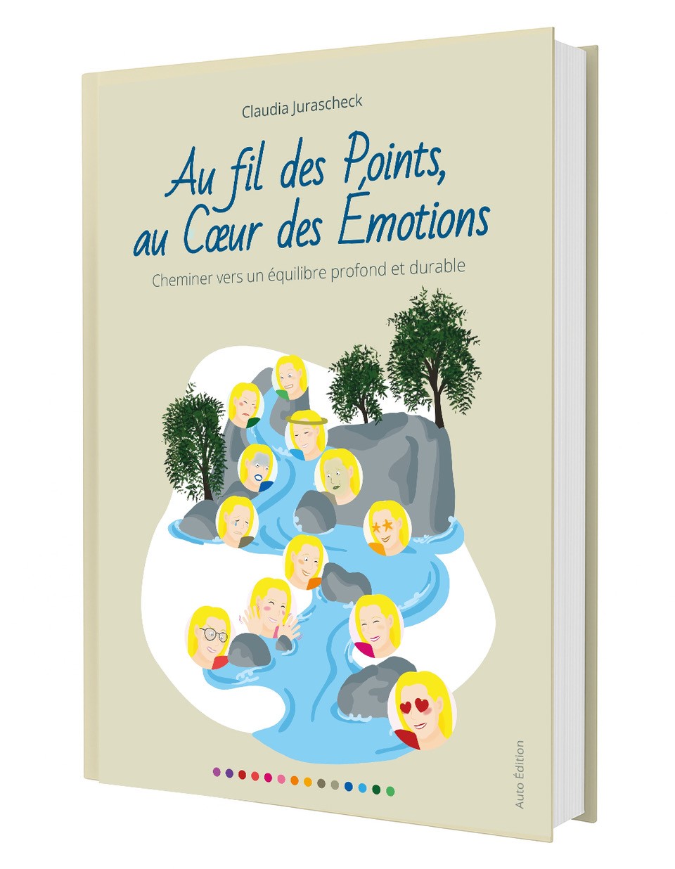 Livre Au fil des points au cœur des émotions - Claudia JURASCHECK