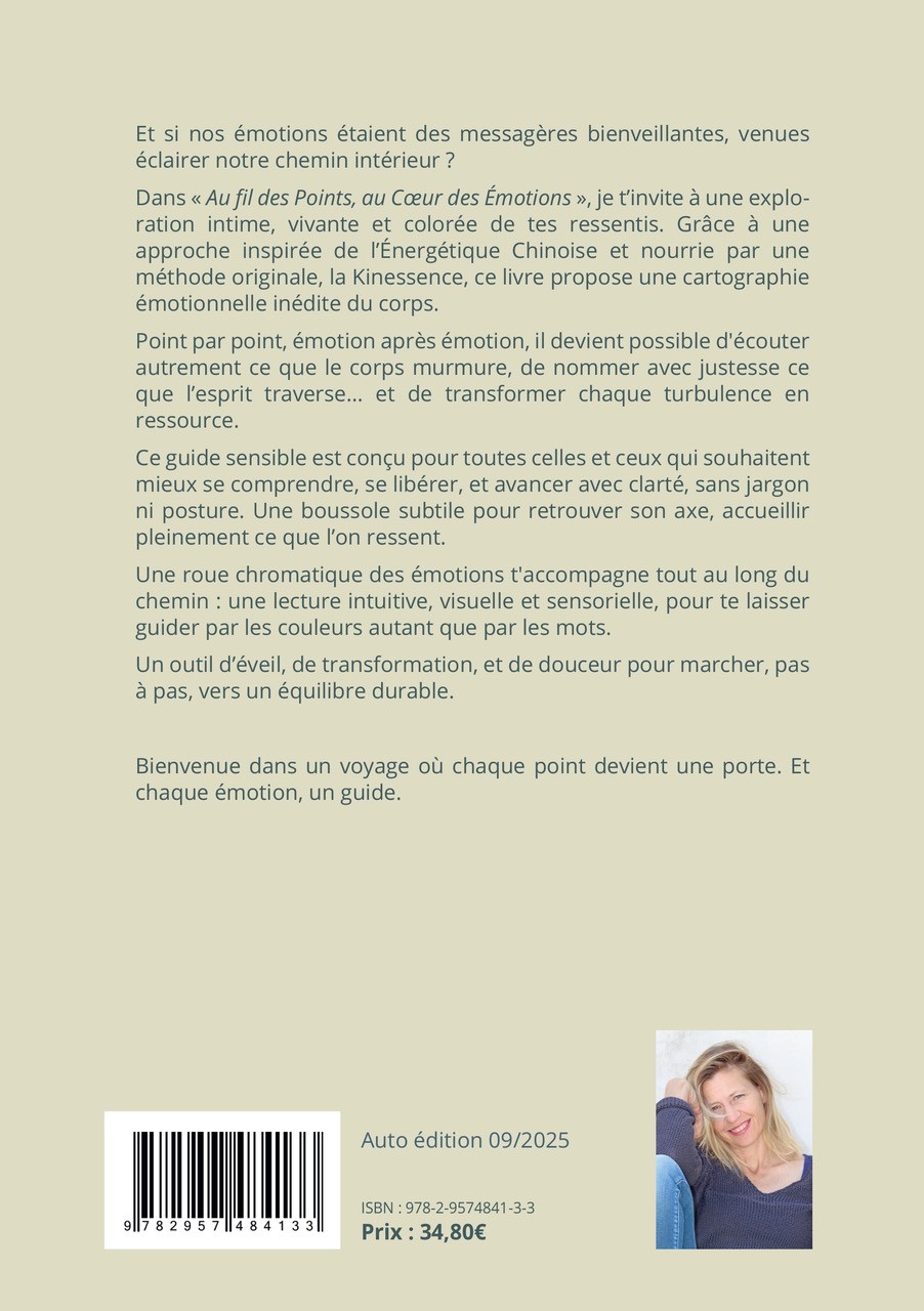 Livre Au fil des points au cœur des émotions - Claudia JURASCHECK