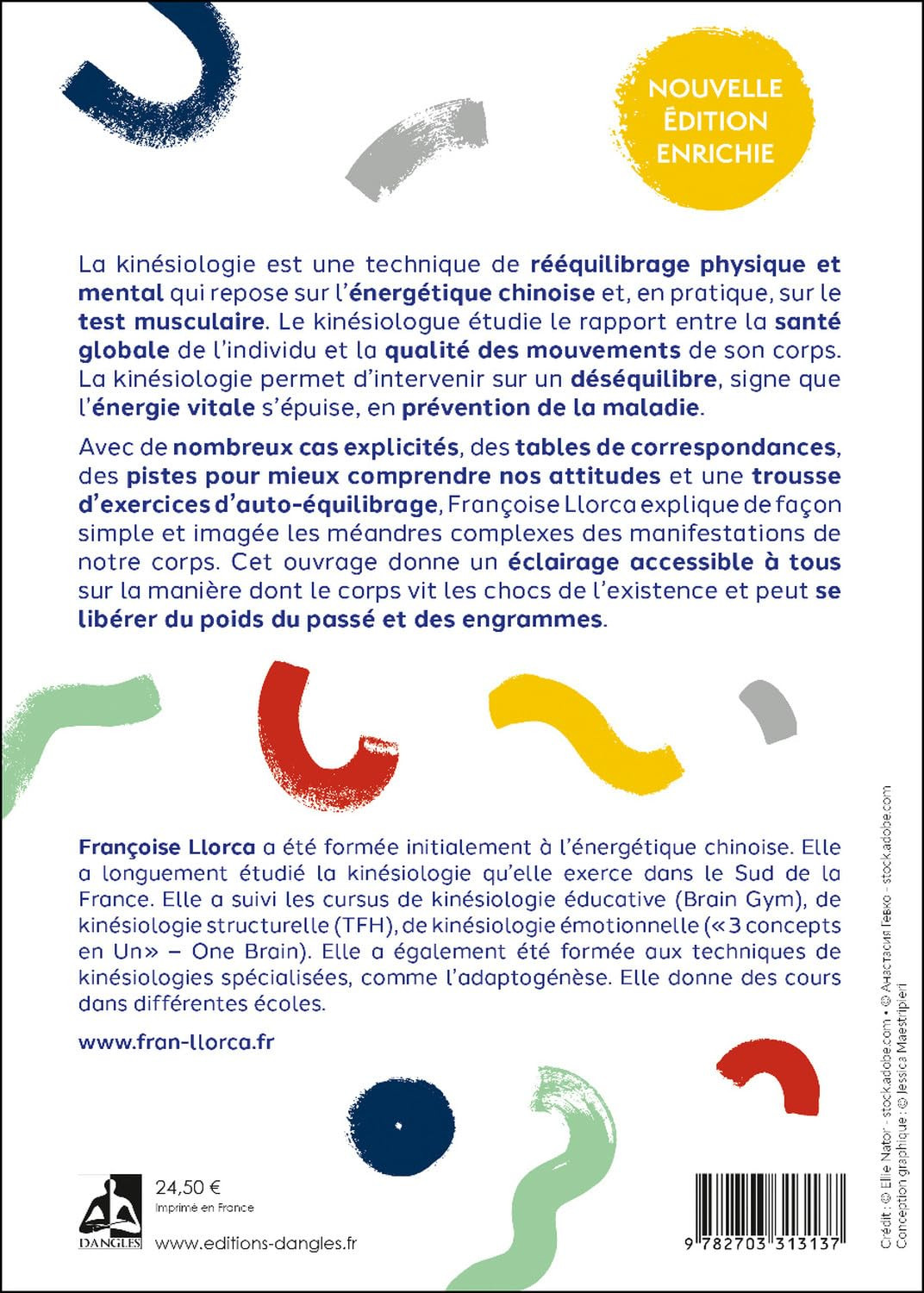 Livre Kinésiologie : Mémoires et intelligence du corps - Françoise Llorca