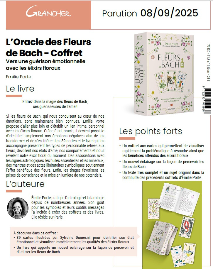 L'Oracle des Fleurs de Bach - Vers une guérison émotionnelle avec les élixirs floraux