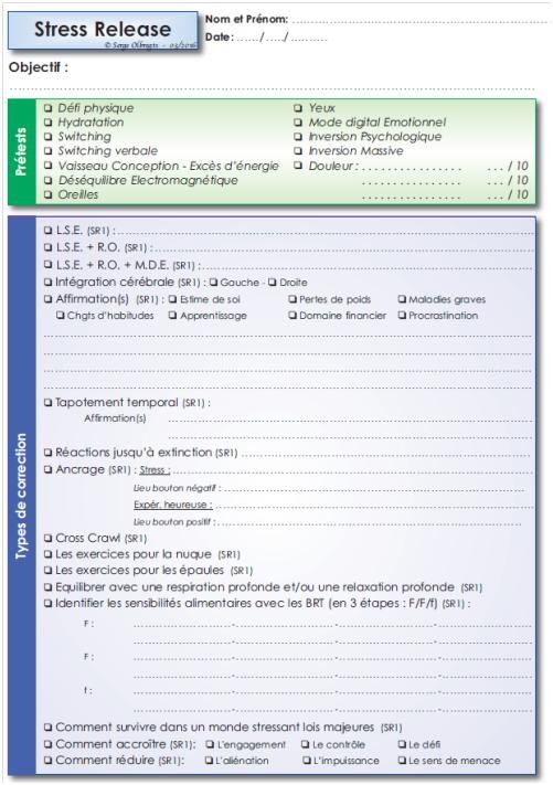 Bloc A4 - Protocole Stress Release