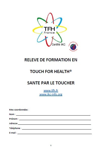 Relevé de formation en TFH