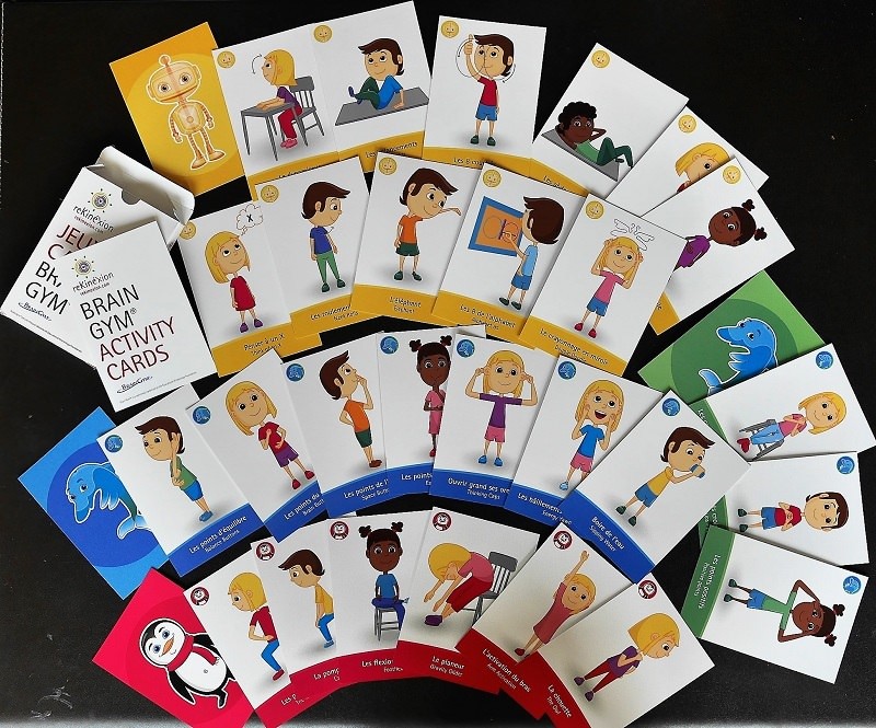 Jeu de cartes de Brain Gym