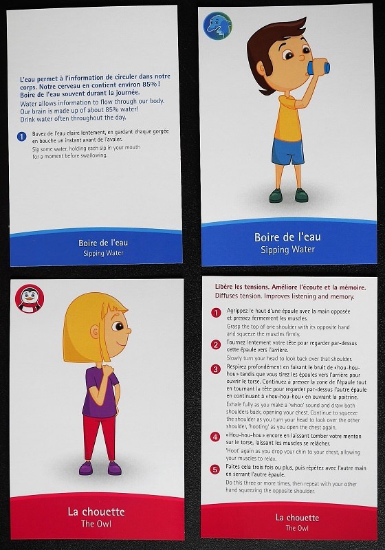 Jeu de cartes de Brain Gym