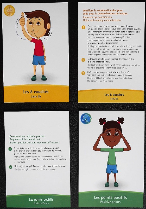Jeu de cartes de Brain Gym