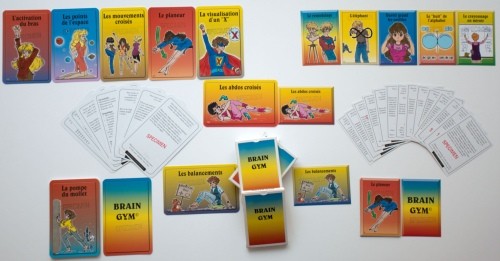 Jeu de cartes de Brain Gym