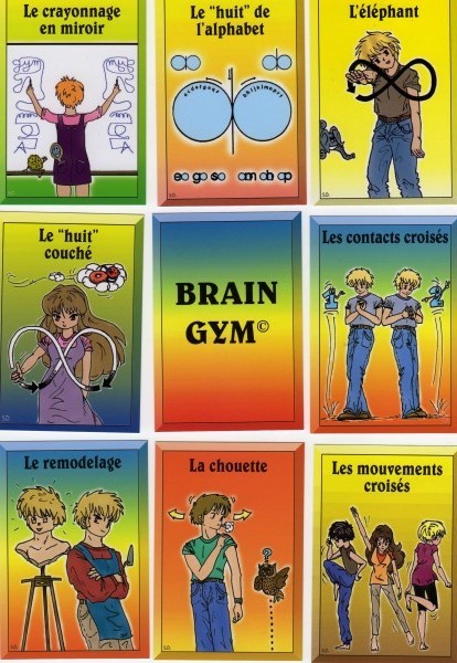 Jeu de cartes de Brain Gym