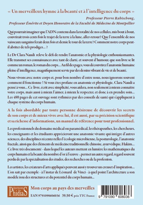 Livre Mon corps au pays des merveilles - Clara Naudi