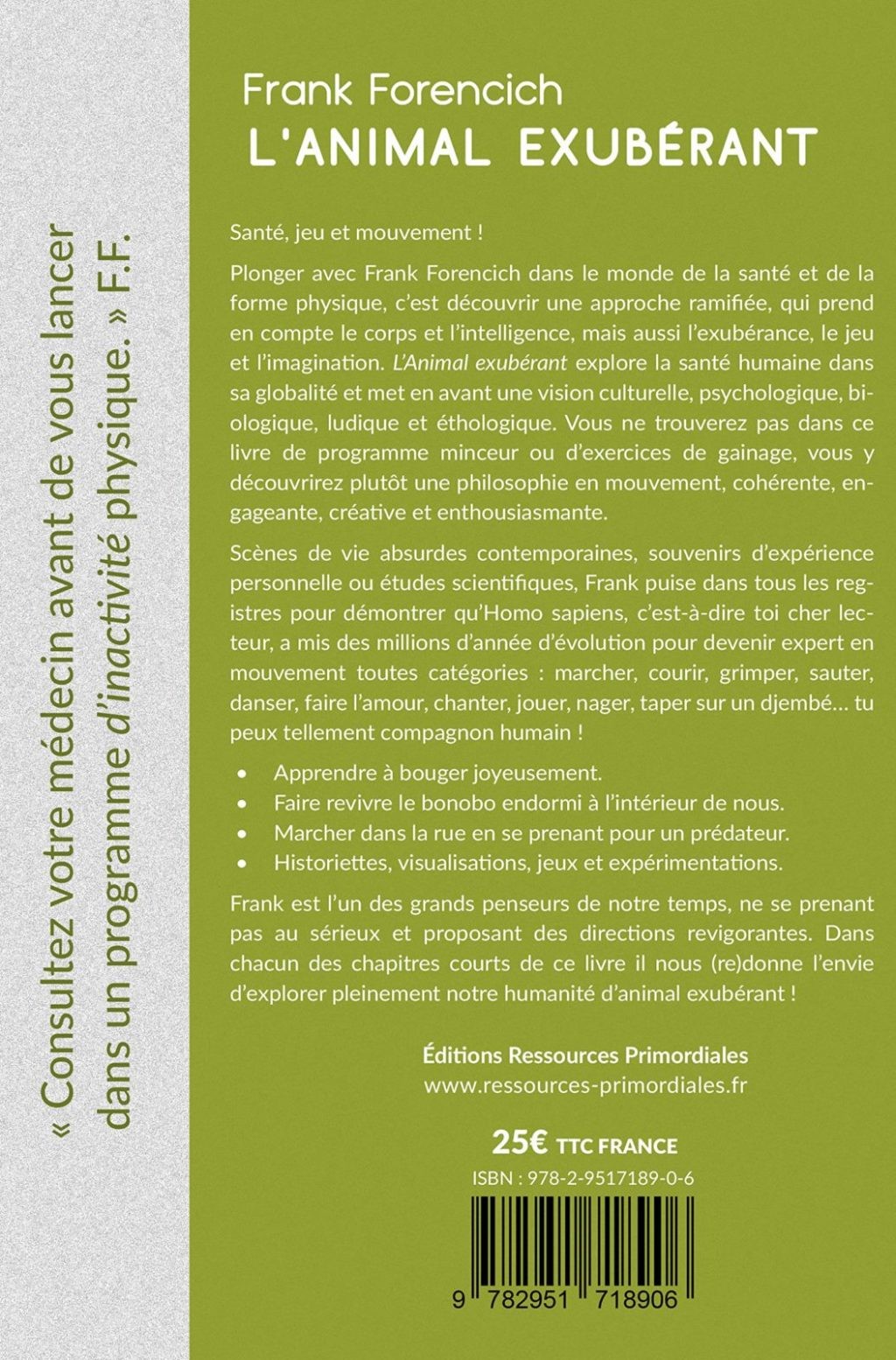 L'Animal exubérant - Frank Forencich